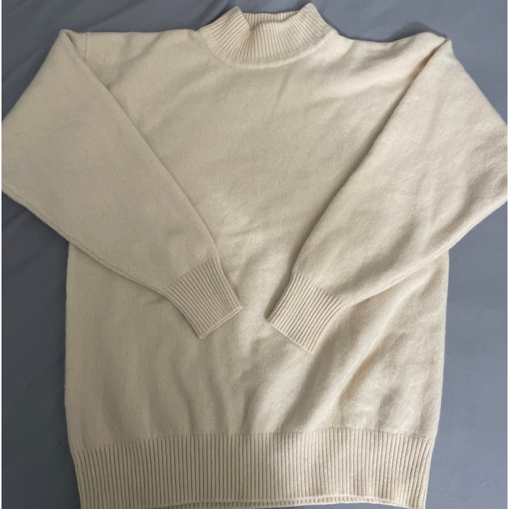 Charter Club Women  small  Blue VINTAGE 100% Cashmere Pullover Casual READ